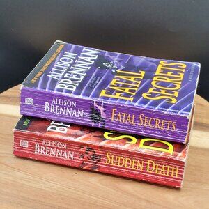 Allison Brennan Set of 2 Crime Suspense Thriller Paperback Books